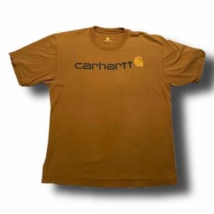 Men’s Carhartt Brown Logo T-Shirt Large